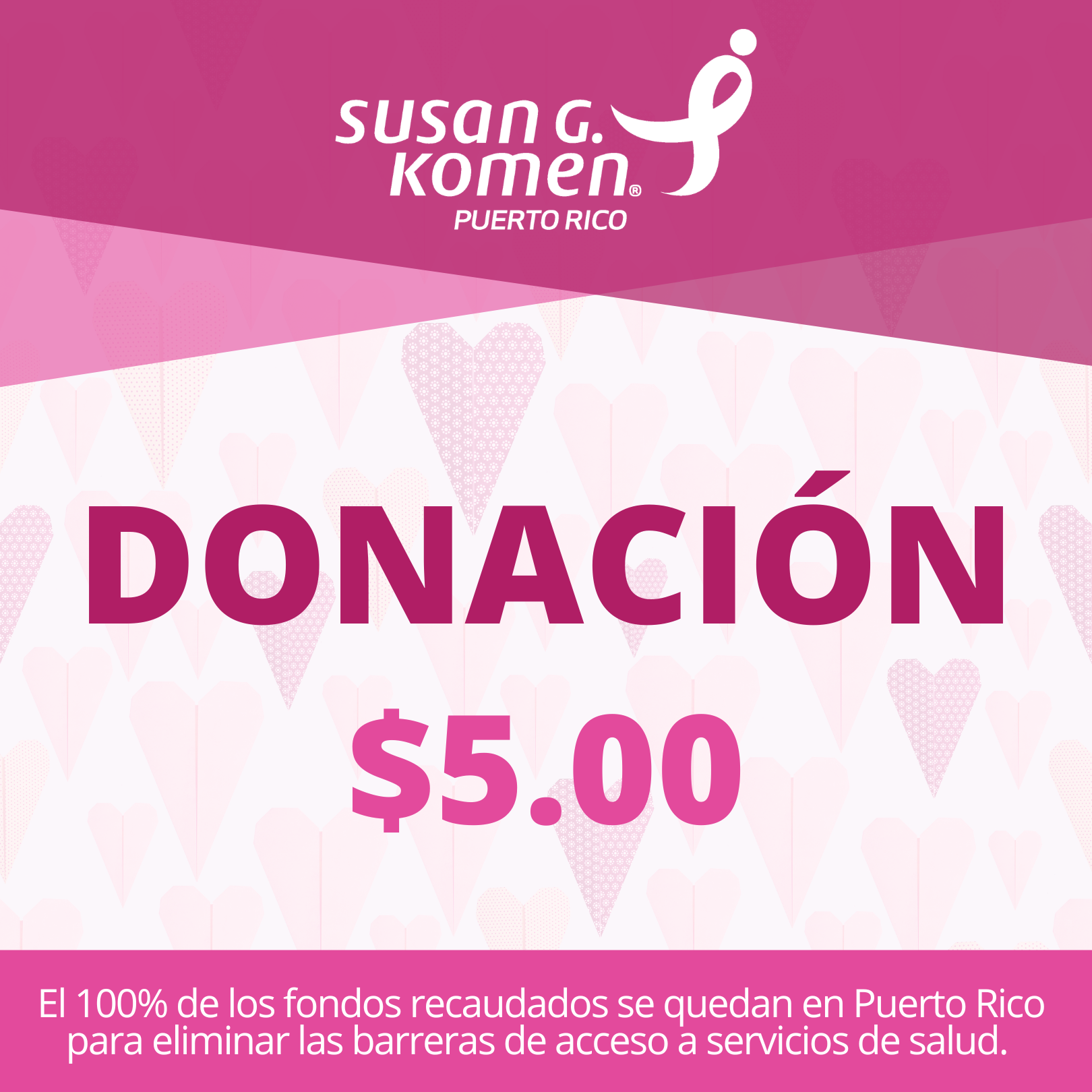 Donación $5.00