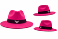 Sombrero (Fedora) Juntos Por El Rosa